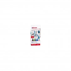 EDDING 4500/5S-099 ESTUCHE 5 MARCADORES TEXTILES PUNTA REDONDA RESISTENTE AL LAVADO TRAZO 2 3MM COLORES FRIOS 4500/5S-099