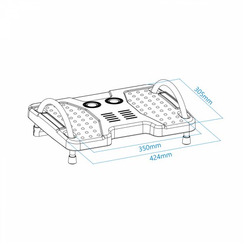 REPOSAPIÉS AJUSTABLE CONFORT GRIS