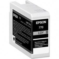 Tinta Epson UltraChrome PRO10 T770 25ml Color Gris Claro