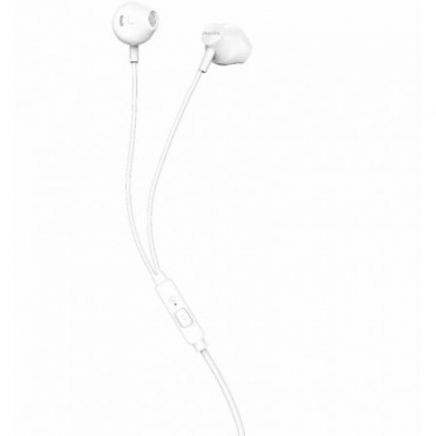 Auriculares Intrauditivos Philips TAUE101/ con Micrófono/ Jack 3.5/ Blancos