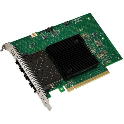 Tarjeta de red intel ethernet e810xxvda4blk svr 4x fibra pci express 4.0