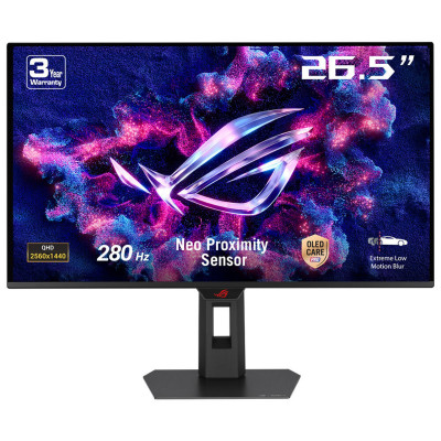 ROG Strix OLED XG27ACDMS pantalla para PC 67,3 cm (26.5) 2560 x 1440 Pixeles Quad HD QD-OLED Negro