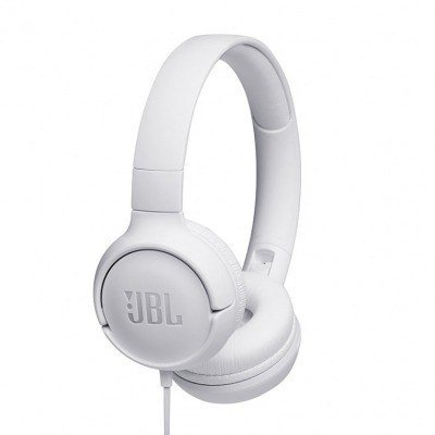 AURICULARES DIADEMA JBL TUNE 500 WIRED ON-EAR HEADPHONES - WHITE
