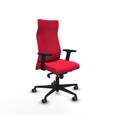 Albacete dirección sincro bali rojo brazos 2D base nailon ruedas 65 engomadas