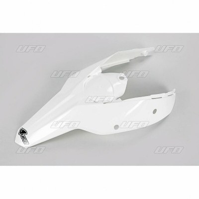 Guardabarros trasero con paneles laterales UFO KTM blanco KT03094-047 KT03094#047