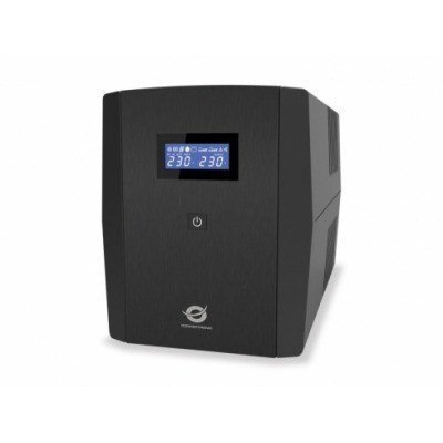 Conceptronic Zeus 2200VA 1320W UPS SAI - 2 Baterias de 12V/9Ah - 6 X Enchufes IEC