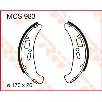 Zapatas de Freno TRW MCS983