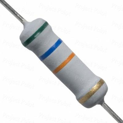 Resistencia Oxido Metal 56K 2W 5% Axial