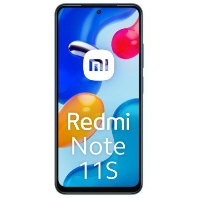 Telefono movil smartphone xiaomi redmi note 11s azul 6.43pulgadas - 128gb rom - 6gb ram - 108 + 8 + 2 + 2 mpx - 16 mpx - 5000 mah - 4g - octa core
