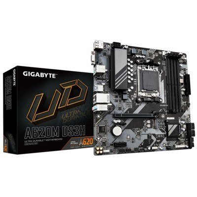 Placa base gigabyte a620m ds3h am5 micro atx 4 x ddr5