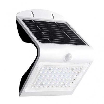 Aplique LED solar Elbat - 4W | 500 lúmenes | Doble iluminación | Color blanco | Eficiencia energética para exteriores