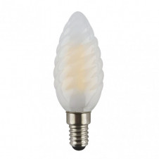 Bombilla Vela Rizada 4w 3000k Fabriplus E14 360lm 9,7x3,4x3,4 Cm