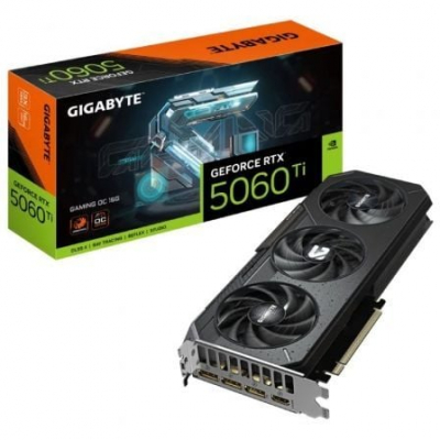Tarjeta Gráfica Gigabyte GeForce RTX 5060 Ti Gaming OC/ 16GB GDDR7