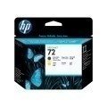 HP 72 Cabezal de Impresion Original - Negro Mate y Amarillo - C9384A
