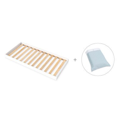 Cama Montessori 90x190 cm + textil Mint · Bianca Uno