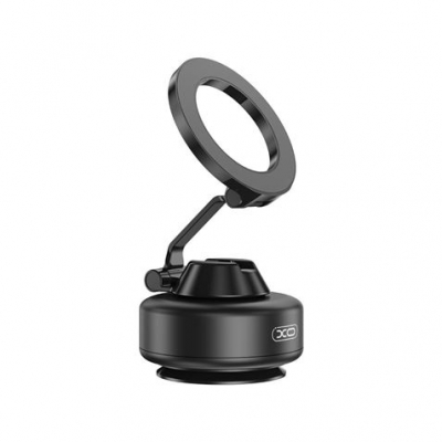 XO C172 Soporte Magnetico de Coche para Smartphones - Bomba de Vacio - Rotacion 360º - Bateria 130mah - Color Negro