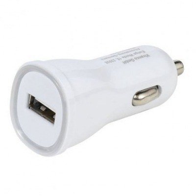 CARGADOR DE COCHE VIVANCO 36257 BLANCO - 1 PUERTO USB - 12-24V - 2.1A