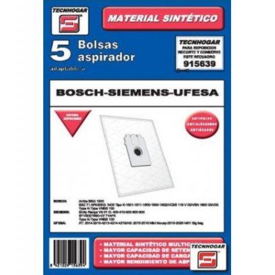 915639 accesorio y suministro de vacío Aspiradora de tambor Bolsa para el polvo