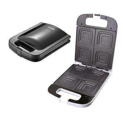 GRILL-SANDWICHERA COMELEC SA1226 PLACAS INTERCAMB.APERTURA 180º 1400W
