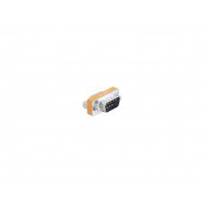 DeLOCK 65255 cambiador de género para cable 9-p Sub-D Plata, Amarillo
