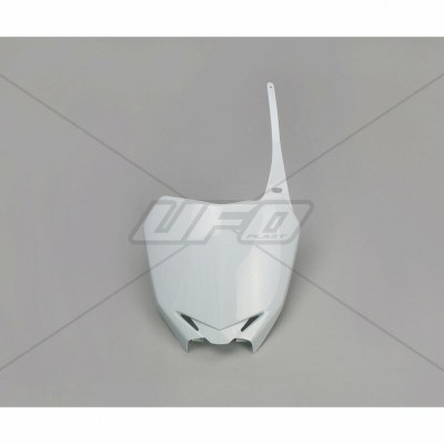 Portanúmeros delantero UFO Suzuki blanco SU04919-041 SU04919#041