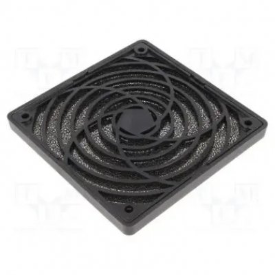 REJILLA Ventilador 120X120mm Plastico con Filtro KLGP120F