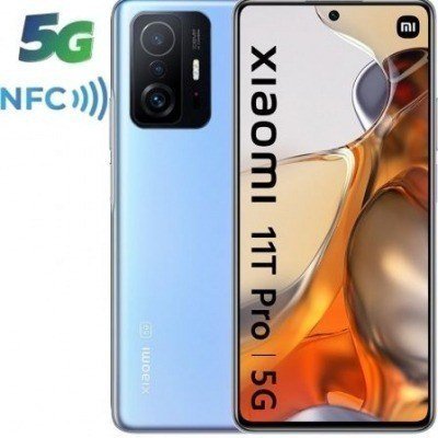 Smartphone Xiaomi Mi 11T Pro 8GB/ 256GB/ 6.67/ 5G/ Azul Celestial