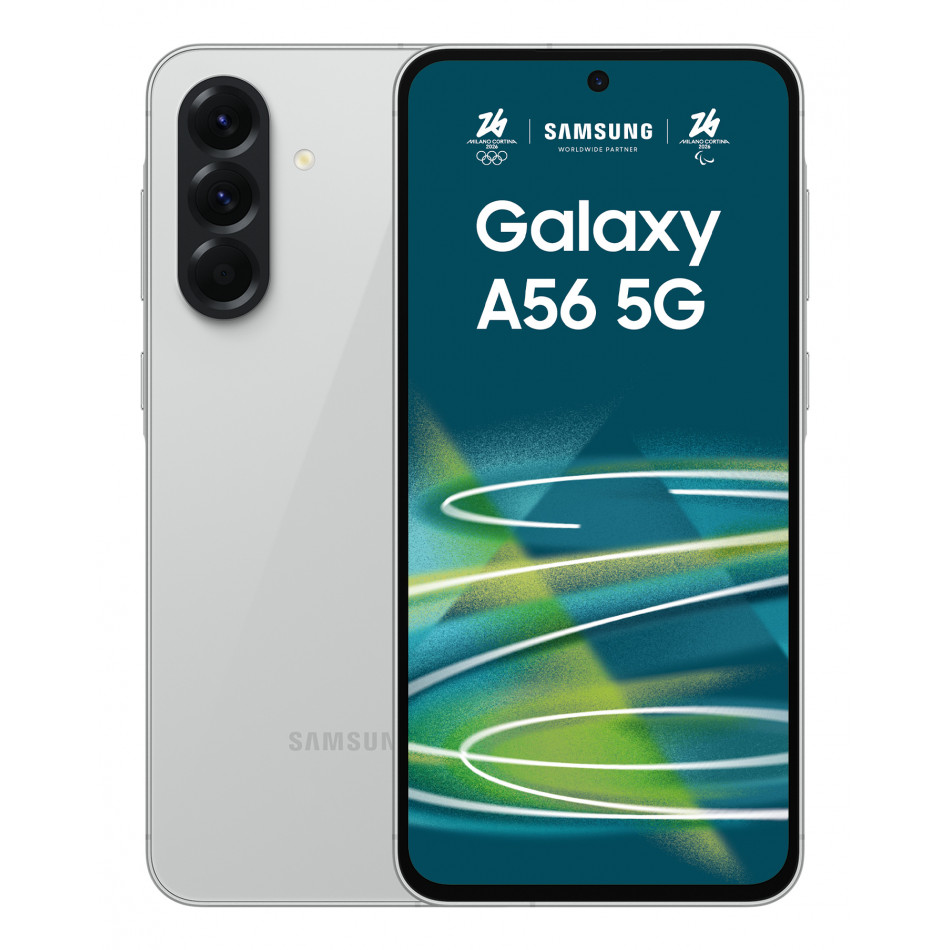 Smartphone Samsung Galaxy A56 8GB/ 256GB/ 6.7"/ 5G/ Gris Claro