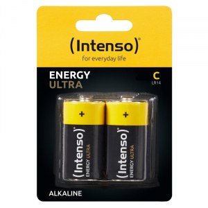 Pila Alcalina Intenso energy ultra CLR14 Pack-2