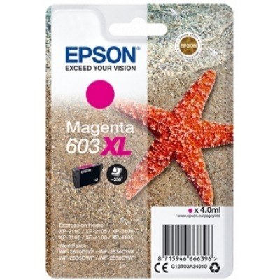 EPSON 603XL MAGENTA CARTUCHO DE TINTA ORIGINAL C13T03A34010