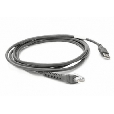 CBA-U21-S07ZBR cable de serie Negro 2,1 m USB EAS