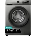 Lavadora Hisense WF1Q8041BT, 8 kg, 1400 rpm, clase A-20%, gris
