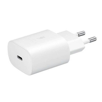 CARGADOR USB-C 25W WHITE SIN CABLE