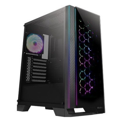 CAJA GAMING ANTEC NX600 ATX 2XUSB2.0 1XUSB3.0 SIN FUENTE NEGRO ARGB