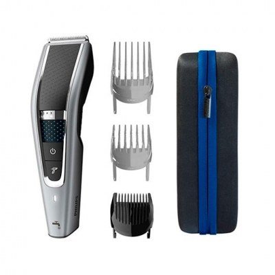 Cortapelos philips hairclipper 5000 hc5650 - 15 28 ajustes - 3 peines - 90m autonomia - lavable - estuche rigid