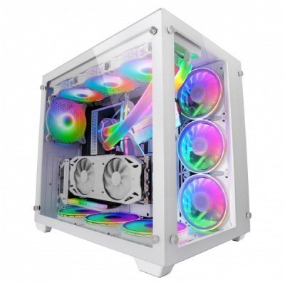 Caja Gaming Torre Mars Gaming MCV3/ Blanca