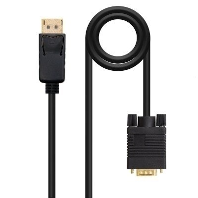 Cable DisplayPort a VGA NEGRO 3m NANOCABLE
