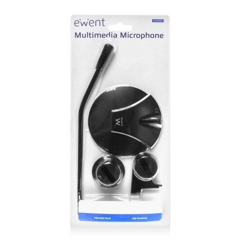 Ewent EW3550 Microfono Multimedia Negro