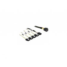 DELOCK cable Serial Attached SCSI (SAS) 1 m Negro/verde