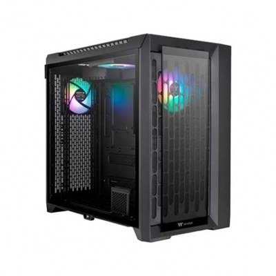 Caja ordenador gaming thermaltake cte c750 tg negro e - atx 4 x usb 3.0 1 x usb tipo c 3 x 140mm argb