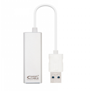 Nanocable Conversor USB 3.0 A ETHERNET GIGABIT 10/100/1000 Mbps 15CM