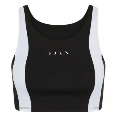 Top BORN BINDI SS25CS05 B Negro