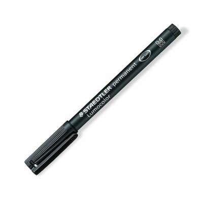 Rotulador Permanente Staedtler Lumocolor 317/ 1mm/ Negro