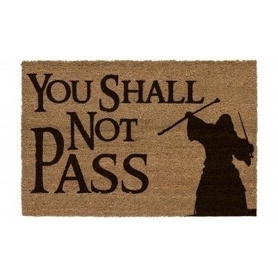 Felpudo 60x40 you shall not pass el seor de los anillos