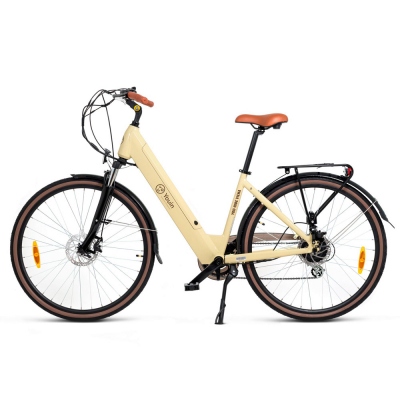 BK2128C bicicleta eléctrica Crema de color Aluminio 71,1 cm (28) 25,6 kg Ión de litio