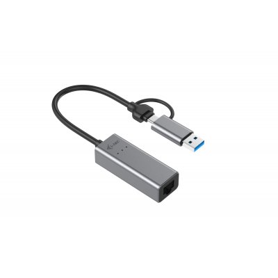 Metal USB-C/USB-A 2.5Gbps Ethernet Adapter
