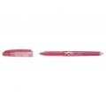 Pilot Boligrafo de gel borrable Frixion Point - Punta fina de aguja 0.5mm - Trazo 0.25mm - Grip ergonomico - Color Rosa