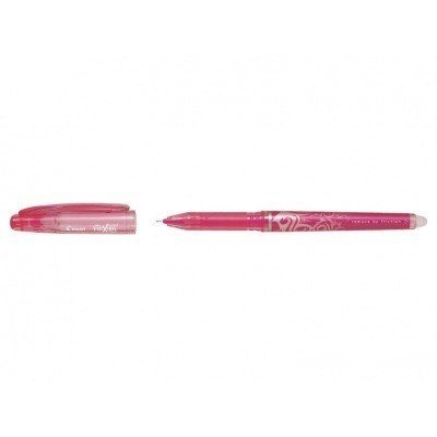Pilot Boligrafo de gel borrable Frixion Point - Punta fina de aguja 0.5mm - Trazo 0.25mm - Grip ergonomico - Color Rosa