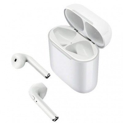 Auriculares Bluetooth Muvit Airpods MUHPH0120 con estuche de carga/ Autonomía 5h/ Blancos