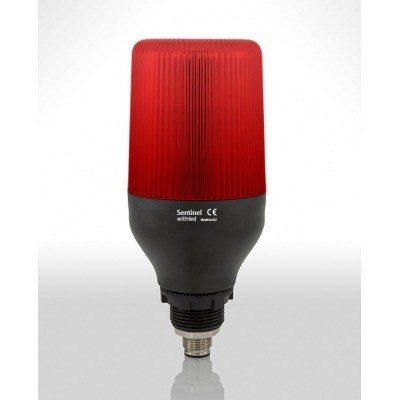 Baliza LED 12V AC/DC Luz intermitente ROJA con Zumbador 88dB